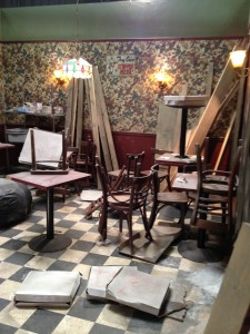 Boarded Up Pizza Place