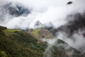 Machu Picchu Through the Mist