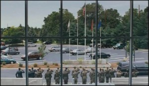 Flag Poles & Curb